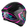 CASCO FIBRA SEALS M NEGRO FUCSIA