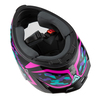 CASCO FIBRA SEALS M NEGRO FUCSIA