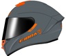 CASCO GIGA SOLID GRIS NARANJA GRIS-NARANJA