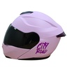 Casco Abatible M Pastel Rosa Mate
